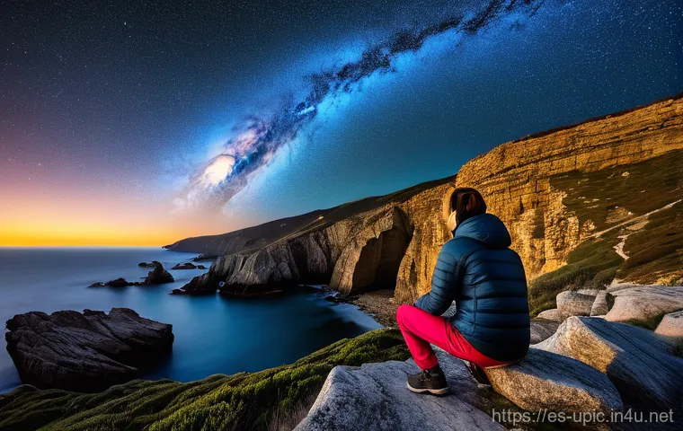 이색피크닉 밤하늘 관찰하기 - **Celestial Culinary Delight**
    "A close-up, beautifully composed shot of a delightful picnic spr...