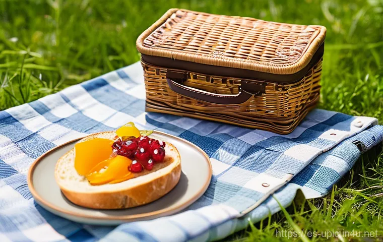 이색피크닉 핸드메이드 가방 - Prompt 1: The Soulful Artisan Picnic**